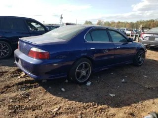 2003 Acura TL Type S with VIN 19UUA56843A064776, listed as a Copart auction lot 73772424 with 142,440 mi miles and Salvage Title. Bid and sale history available at carsss.com. Image 3.