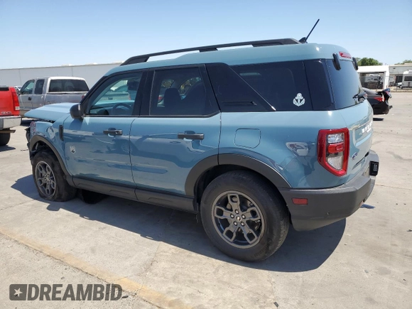 2023 Ford Bronco Sport Big Bend with VIN 3FMCR9B69PRD42089, listed as a Copart auction lot 54880595 with 34,984 mi miles and Salvage title. Bid and sale history available at DreamBid. Image 2.