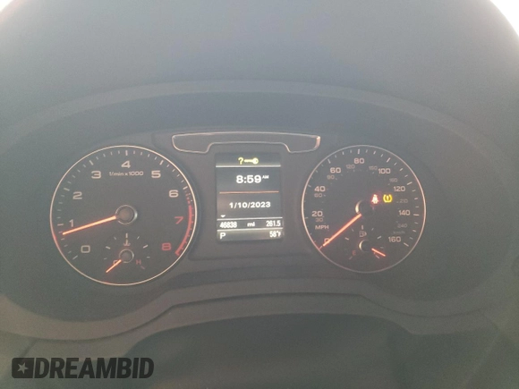 2018 Audi Q3 Premium Plus with VIN WA1HCCFS9JR030092, listed as a Copart auction lot 36508913 with 46,838 mi miles. Bid and sale history available at carsss.com. Image 9.