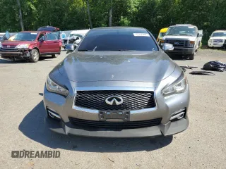 2015 Infiniti Q50 Premium z VIN JN1BV7ARXFM391291, wystawiony jako Copart lot #61765885 z przebiegiem 129 617 mil mil oraz Szkoda całkowita • Salvage title. Historia ofert i sprzedaży dostępna na DreamBid. Obrazek 5.