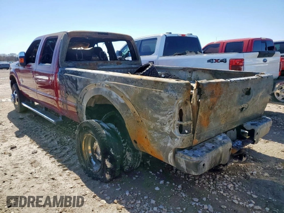 2013 Ford F-350 XL with VIN 1FT8W3DT8DEB28101, listed as a Copart auction lot 47640345 with Not provided miles and Non repairable. Bid and sale history available at DreamBid. Image 2.