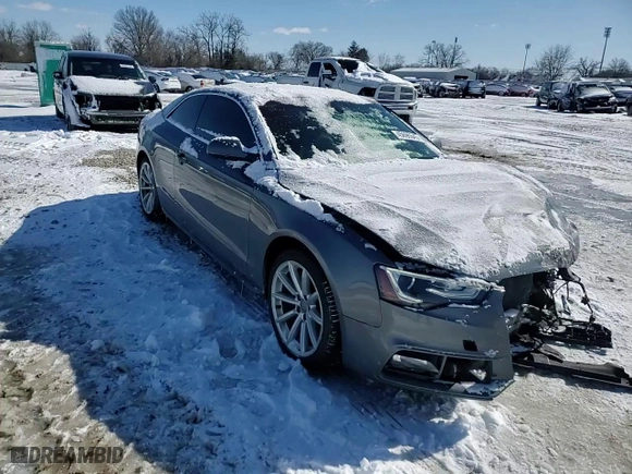 2016 Audi A5 Premium Plus with VIN WAUM2AFRXGA036030, listed as a Copart auction lot 45695545 with 104,533 mi miles and Salvage Title. Bid and sale history available at carsss.com. Image 14.
