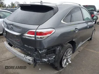 2013 Lexus RX 450h with VIN JTJBC1BAXD2063528, listed as a IAAI auction lot 41745770 with 140,605 mi miles and . Bid and sale history available at DreamBid. Image 4.