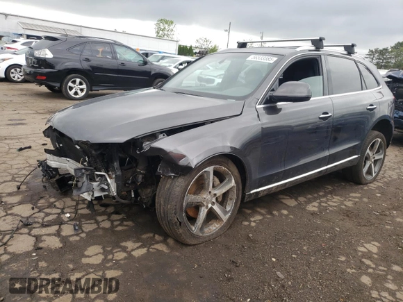 2016 Audi Q5 Premium Plus with VIN WA1CVAFP0GA059587, listed as a Copart auction lot 56533385 with 126,628 mi miles and Salvage title. Bid and sale history available at DreamBid. Image 1.