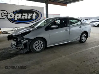 2016 Toyota Prius Two with VIN JTDKBRFU1G3017142, listed as a Copart auction lot 54553785 with 129,857 mi miles and Salvage Title. Bid and sale history available at DreamBid. Image 1.