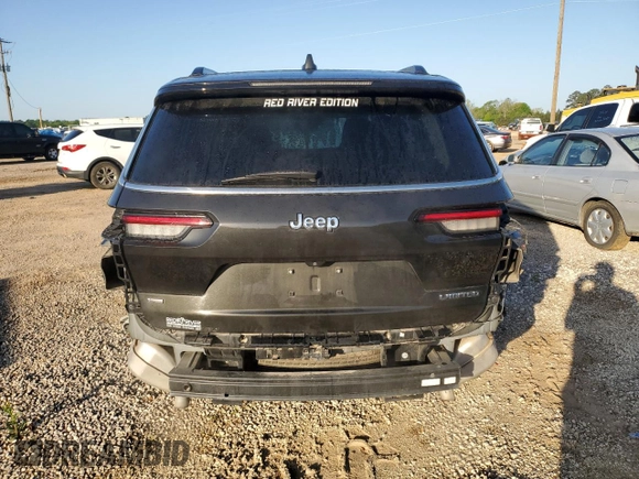2021 Jeep Grand Cherokee Limited with VIN 1C4RJJBG1M8207797, listed as a Copart auction lot 51816255 with 60,508 mi miles and Salvage title. Bid and sale history available at DreamBid. Image 6.