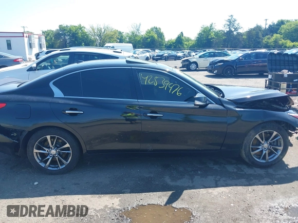 2017 Infiniti Q50 Premium with VIN JN1EV7AR6HM838084, listed as a IAAI auction lot 42539976 with Not provided miles and . Bid and sale history available at DreamBid. Image 14.