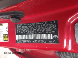 2010 Toyota Prius II with VIN JTDKN3DU4A0215973, listed as a IAAI auction lot 42005259 with 167,088 mi miles. Bid and sale history available at carsss.com. Image 9.