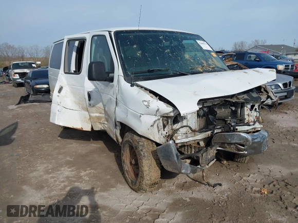 2014 Ford Econoline Passenger XL with VIN 1FBNE3BL8EDA40671, listed as a IAAI auction lot 42000919 with 399,196 mi miles and . Bid and sale history available at DreamBid. Image 1.