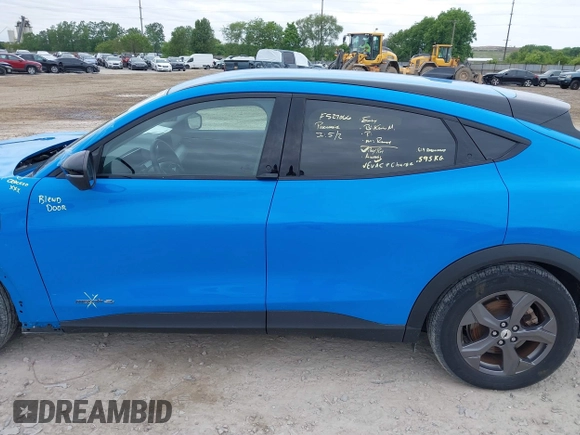 2023 Ford Mustang Mach-E Select with VIN 3FMTK1SS1PMA09157, listed as a IAAI auction lot 42350857 with 13,057 mi miles and . Bid and sale history available at DreamBid. Image 15.