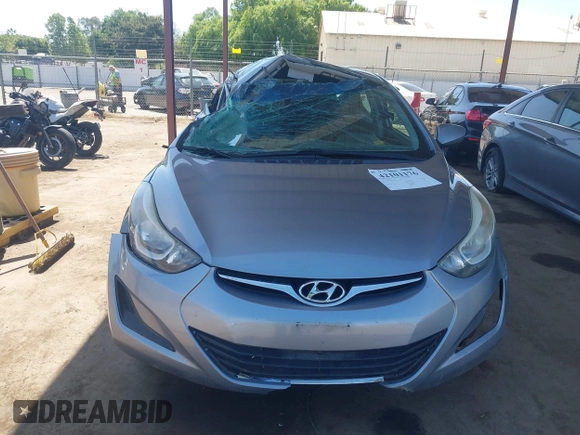 2015 Hyundai Elantra SE with VIN 5NPDH4AE2FH646616, listed as a IAAI auction lot 42101176 with 105,434 mi miles and . Bid and sale history available at DreamBid. Image 13.