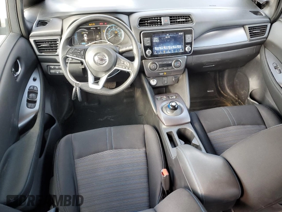 2022 Nissan LEAF S with VIN 1N4AZ1BVXNC563237, listed as a Copart auction lot 50106515 with 44,295 mi miles and Salvage Title. Bid and sale history available at DreamBid. Image 8.