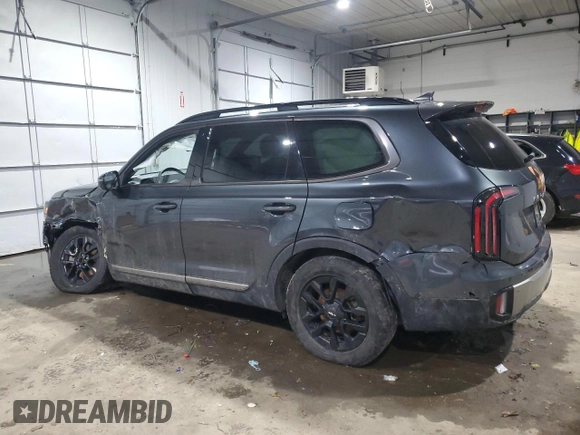2023 Kia Telluride SX Prestige with VIN 5XYP5DGC2PG373567, listed as a Copart auction lot 88585115 with 37,633 mi miles and Salvage title. Bid and sale history available at DreamBid. Image 2.