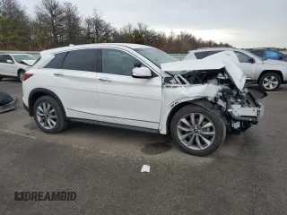 2022 Infiniti QX50 Pure with VIN 3PCAJ5AB6NF113250, listed as a Copart auction lot 78262374 with 31,554 mi miles and Salvage title. Bid and sale history available at DreamBid. Image 4.