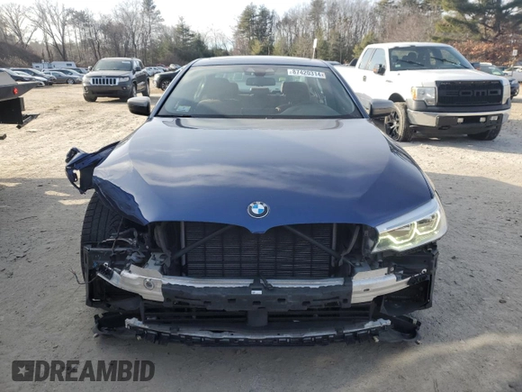 2020 BMW 5 Series M550i xDrive с VIN WBAJS7C02LCE21157, выставлен на аукционе Copart как лот 87420314 с пробегом 65 919 миль миль и Списание • Salvage title. История ставок и продаж доступна на DreamBid. Изображение 5.