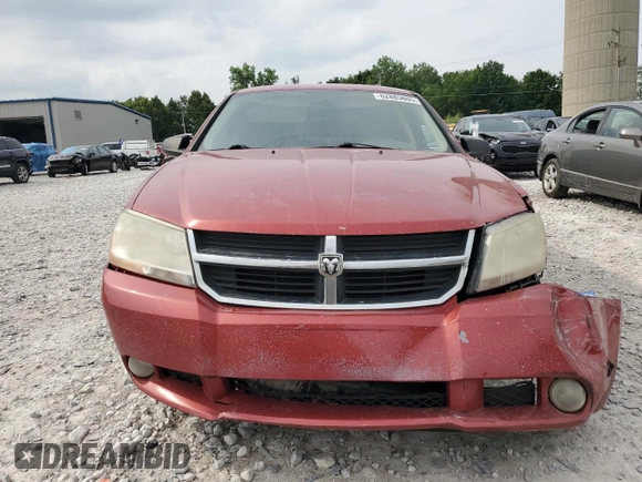 2008 Dodge Avenger SXT with VIN 1B3LC56K78N263046, listed as a Copart auction lot 62885805 with Not provided miles and Clean title. Bid and sale history available at DreamBid. Image 5.