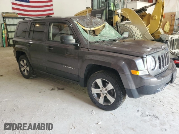 2017 Jeep Patriot High Altitude with VIN 1C4NJRFB2HD155282, listed as a Copart auction lot 61073235 with 47,610 mi miles and Salvage title. Bid and sale history available at DreamBid. Image 4.