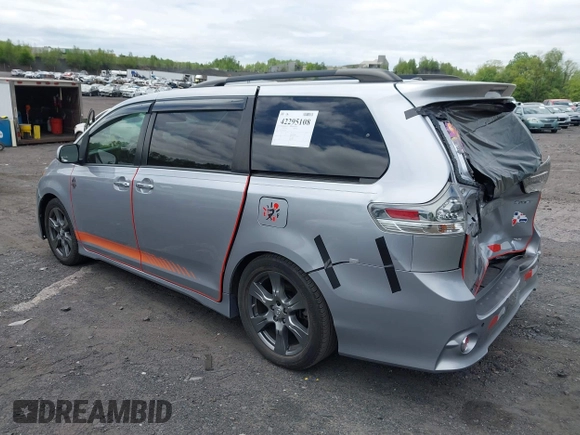 2017 Toyota Sienna SE with VIN 5TDXZ3DC5HS777793, listed as a IAAI auction lot 42295108 with 142,707 mi miles and . Bid and sale history available at DreamBid. Image 3.