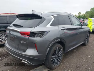 2021 Infiniti QX50 Luxe with VIN 3PCAJ5BB7MF126327, listed as a IAAI auction lot 42220680 with 42,972 mi miles and . Bid and sale history available at DreamBid. Image 4.