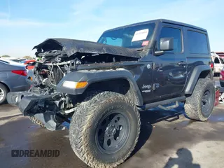2018 Jeep Wrangler Sport S with VIN 1C4GJXAG8JW271323, listed as a IAAI auction lot 41215004 with Not Provided miles and . Bid and sale history available at DreamBid. Image 2.