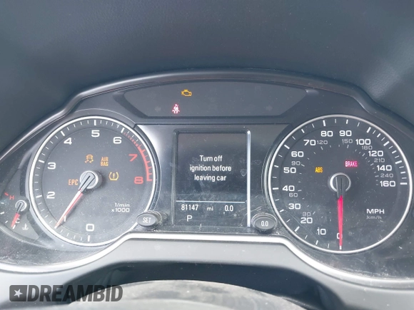 2016 Audi Q5 Premium Plus with VIN WA1L2AFP7GA096340, listed as a IAAI auction lot 42549777 with 81,147 mi miles and . Bid and sale history available at DreamBid. Image 7.