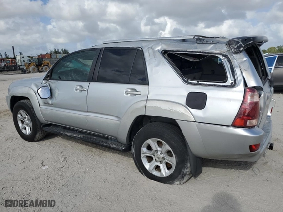 2004 Toyota 4Runner SR5 with VIN JTEZU14R048020990, listed as a Copart auction lot 51836355 with 183,582 mi miles and Salvage Title. Bid and sale history available at carsss.com. Image 2.