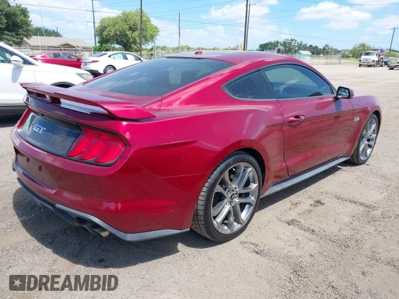 2019 Ford Mustang GT with VIN 1FA6P8CF1K5178208, listed as a IAAI auction lot 42818966 with 38,377 mi miles and . Bid and sale history available at DreamBid. Image 4.