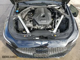 2022 Genesis G70 2.0T with VIN KMTG34TA3NU098458, listed as a Copart auction lot 87091144 with 19,802 mi miles and Salvage Title. Bid and sale history available at carsss.com. Image 11.