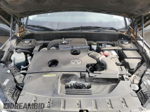 2019 Infiniti QX50 LUXE with VIN 3PCAJ5M12KF112272, listed as a Copart auction lot 49774145 with 83,994 mi miles and Salvage Title. Bid and sale history available at carsss.com. Image 12.