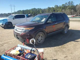 2012 Ford Explorer XLT with VIN 1FMHK7D95CGA79638, listed as a Copart auction lot 46148235 with 95,317 mi miles and Salvage Title. Bid and sale history available at DreamBid. Image 1.