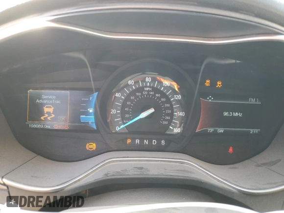 2016 Ford Fusion Titanium with VIN 3FA6P0K91GR224718, listed as a Copart auction lot 48430075 with 198,089 mi miles and Salvage Title. Bid and sale history available at carsss.com. Image 9.