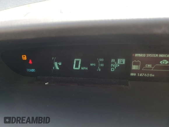 2013 Toyota Prius One with VIN JTDKN3DU4D1619824, listed as a Copart auction lot 53987045 with 147,628 mi miles and Salvage Title. Bid and sale history available at DreamBid. Image 9.