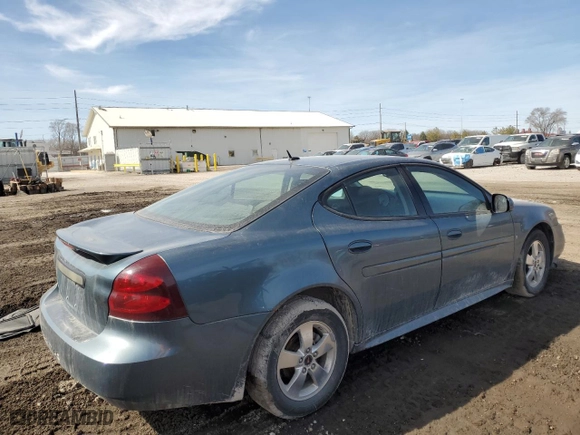 2006 Pontiac Grand Prix with VIN 2G2WP552161187957, listed as a Copart auction lot 48167635 with 255991 miles and Salvage Title. Bid and sale history available at carsss.com. Image 3.