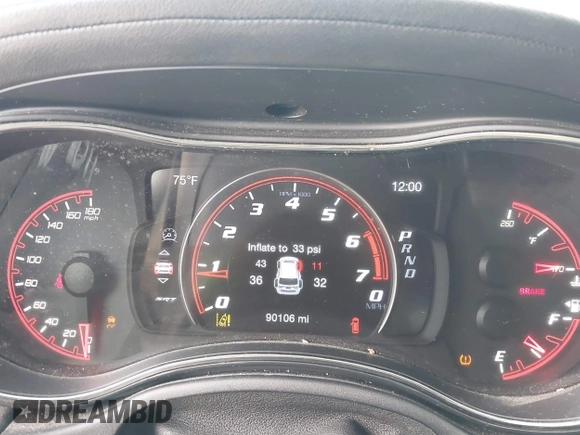 2018 Dodge Durango SRT with VIN 1C4SDJGJXJC395094, listed as a IAAI auction lot 41857351 with 90,106 mi miles and . Bid and sale history available at DreamBid. Image 7.