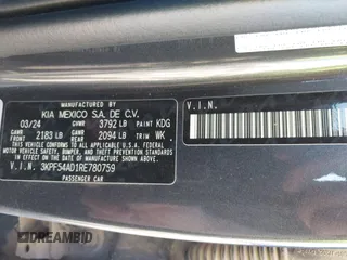 2024 Kia Forte GT-Line with VIN 3KPF54AD1RE780759, listed as a IAAI auction lot 41839443 with 26,390 mi miles. Bid and sale history available at carsss.com. Image 9.