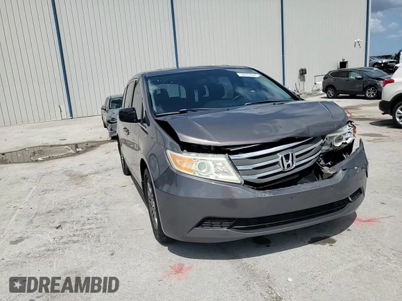 2012 Honda Odyssey EX-L with VIN 5FNRL5H65CB055196, listed as a Copart auction lot 50858245 with 115,047 mi miles and Salvage Title. Bid and sale history available at carsss.com. Image 12.