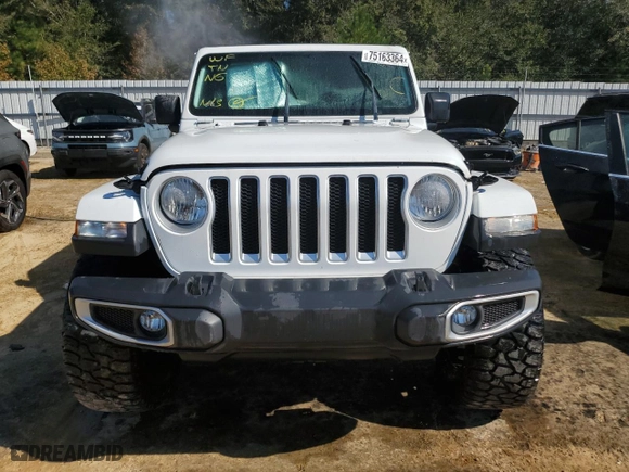 2020 Jeep Wrangler Unlimited North Edition with VIN 1C4HJXEN5LW188285, listed as a Copart auction lot 75163364 with 0 mi miles and Salvage Title. Bid and sale history available at carsss.com. Image 5.