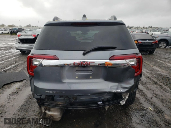 2020 GMC Acadia SLT z VIN 1GKKNULS7LZ214597, wystawiony jako Copart lot #48847685 z przebiegiem 63 826 mil mil oraz Szkoda całkowita • Salvage title. Historia ofert i sprzedaży dostępna na DreamBid. Obrazek 6.