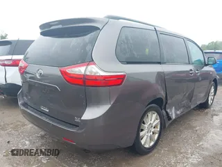 2016 Toyota Sienna Limited with VIN 5TDDK3DC0GS129333, listed as a IAAI auction lot 42301593 with 115,069 mi miles and . Bid and sale history available at DreamBid. Image 4.