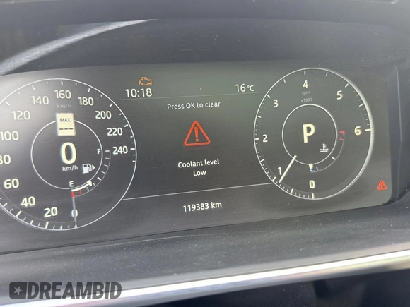 2017 Land Rover Range Rover Sport HSE z VIN SALWR2FK1HA128511, wystawiony jako Copart lot #62284745 z przebiegiem 119 383 mil mil oraz Szkoda całkowita • Salvage title. Historia ofert i sprzedaży dostępna na DreamBid. Obrazek 8.