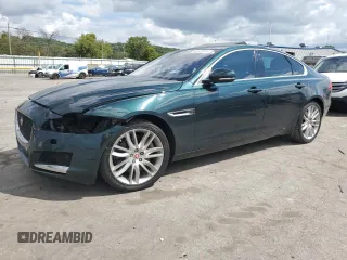 2016 Jaguar XF 35t Prestige with VIN SAJBE4BV3GCY13708, listed as a Copart auction lot 68120914 with 77,223 mi miles and Salvage Title. Bid and sale history available at carsss.com. Image 1.