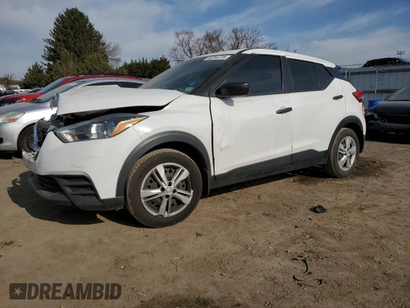 2020 Nissan Kicks S with VIN 3N1CP5BV7LL536050, listed as a Copart auction lot 49754775 with 85,454 mi miles and Salvage Title. Bid and sale history available at carsss.com. Image 1.