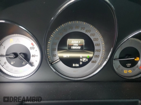2013 Mercedes-Benz GLK 250 with VIN WDCGG0EB4DG150916, listed as a Copart auction lot 43178685 with 188,000 mi miles and Salvage Title. Bid and sale history available at DreamBid. Image 9.