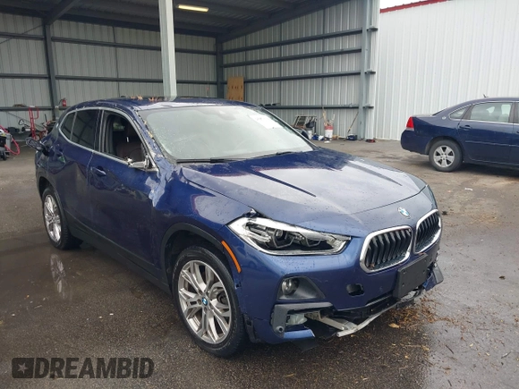 2019 BMW X2 sDrive28i with VIN WBXYJ3C52K5N10612, listed as a IAAI auction lot 41937104 with 107,283 mi miles. Bid and sale history available at carsss.com. Image 6.
