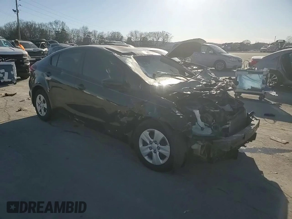 2017 Kia Forte LX with VIN 3KPFK4A77HE050159, listed as a Copart auction lot 48134215 with 0 mi miles and Salvage Title. Bid and sale history available at carsss.com. Image 11.