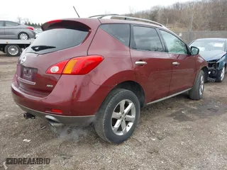 2010 Nissan Murano SL with VIN JN8AZ1MW8AW140573, listed as a IAAI auction lot 41959231 with 180,822 mi miles. Bid and sale history available at carsss.com. Image 4.