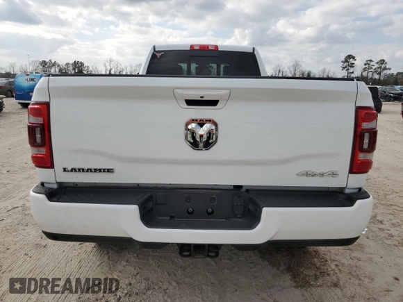 2024 Ram 3500 Laramie with VIN 3C63R3JL7RG112405, listed as a Copart auction lot 44067745 with 10,058 mi miles and Salvage Title. Bid and sale history available at carsss.com. Image 6.