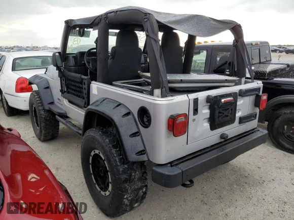 2006 Jeep Wrangler SE with VIN 1J4FA291X6P749039, listed as a Copart auction lot 75879744 with 0 mi miles and Non Repairable. Bid and sale history available at carsss.com. Image 2.