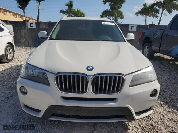 2011 BMW X3 28i with VIN 5UXWX5C52BL712942, listed as a Copart auction lot 52252135 with 170,229 mi miles and Clean Title. Bid and sale history available at carsss.com. Image 5.