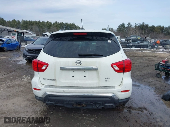 2017 Nissan Pathfinder SV with VIN 5N1DR2MM2HC633380, listed as a IAAI auction lot 41710351 with 90,602 mi miles. Bid and sale history available at carsss.com. Image 17.